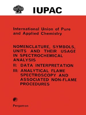cover image of International Union of Pure and Applied Chemistry